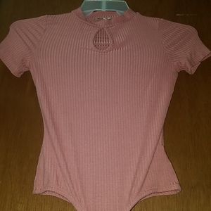 Pink bodysuit